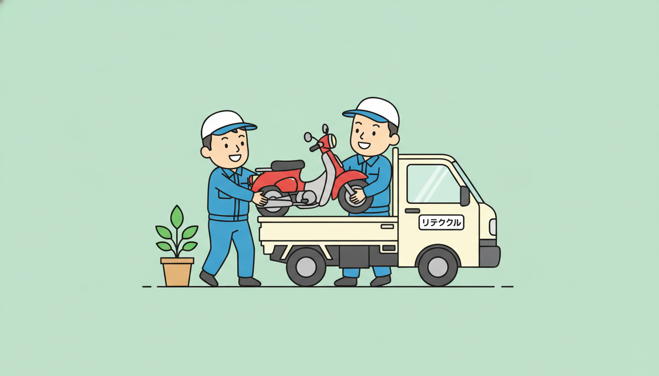 バイク処分どうする?高松市・丸亀市で不動車も安心して相談|高松市・丸亀市の不用品回収カタヅケマン
