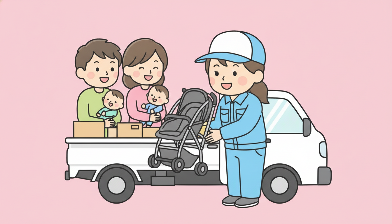 ベビーカー処分の方法6選 高松市の料金と注意点をやさしく解説|高松市・丸亀市の不用品回収カタヅケマン